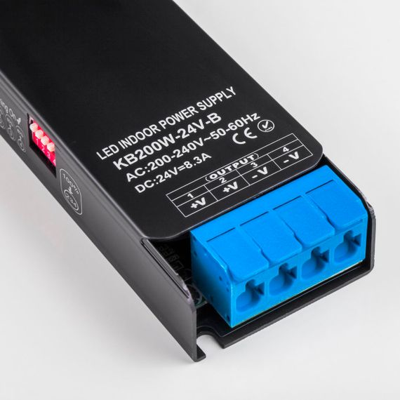 Тросовая система 10м и блок питания на 200W (max мощность ленты 18.6W/метр) Corda Lightstar (418010+418990+424200) 200CORDA10