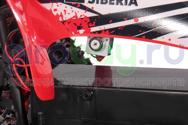 Детский электроквадроцикл WHITE SIBERIA SNEG LETO R 1000W - Красный