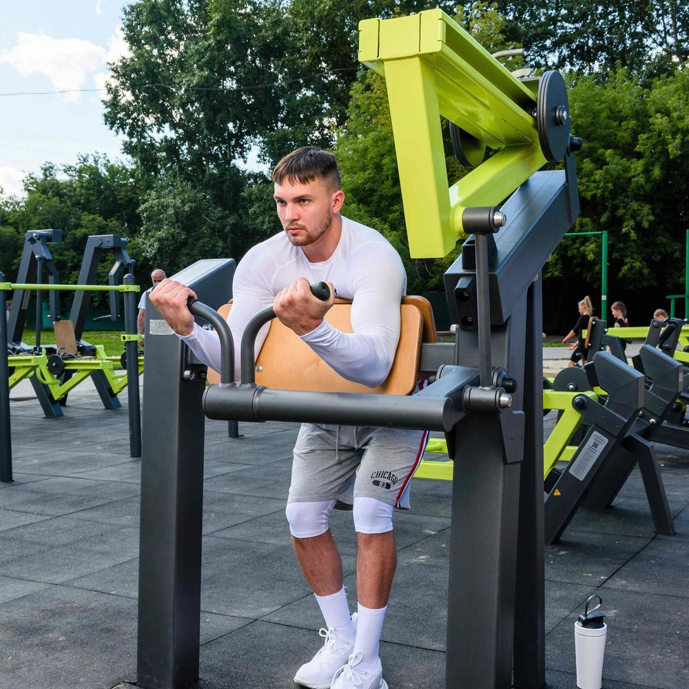 Power-1811 Уличный тренажер Бицепс-машина с переменной нагрузкой ZAVODSPORTA