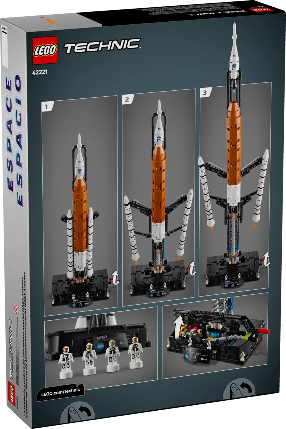 Конструктор LEGO Technic 42221 NASA Artemis Space Launch System Rocket