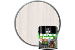 Пропитка декоративная для защиты древесины Dufa Wood Protect Supreme белая