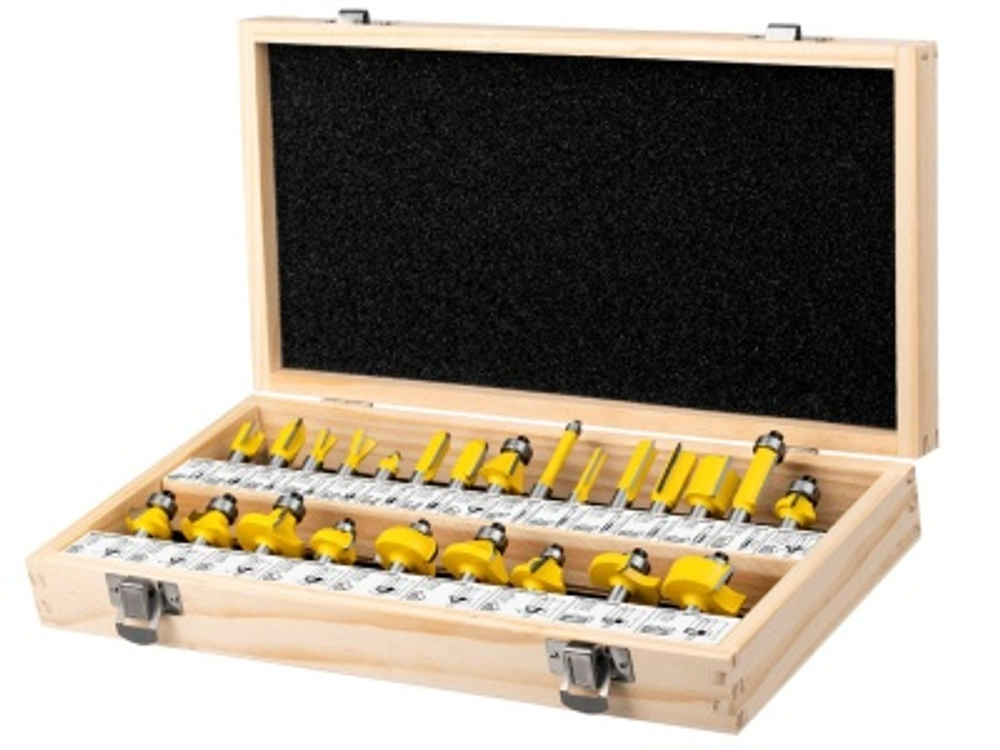 Набор фрез Кolner KМC 8/24 31,5х16х5,5см концевая 24 шт Х