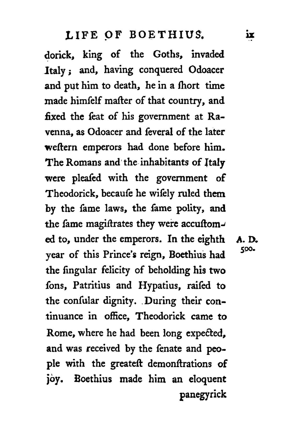 Boethius's Consolation of Philosophy | Boethius Anicius Manlius