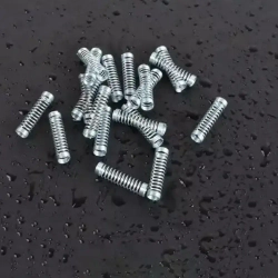 100 шт., проволока для шариковой ручки диаметром 0,4 мм, миниатюрная мини-пружинная ручка, маленькие пружины сжатия из нержавеющей стали