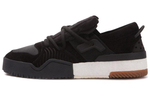 Alexander wang x adidas originals B-ball stitching casual low-top sneakers for men and women the same black