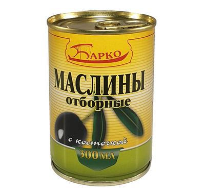 Маслины с косточкой, 0,28