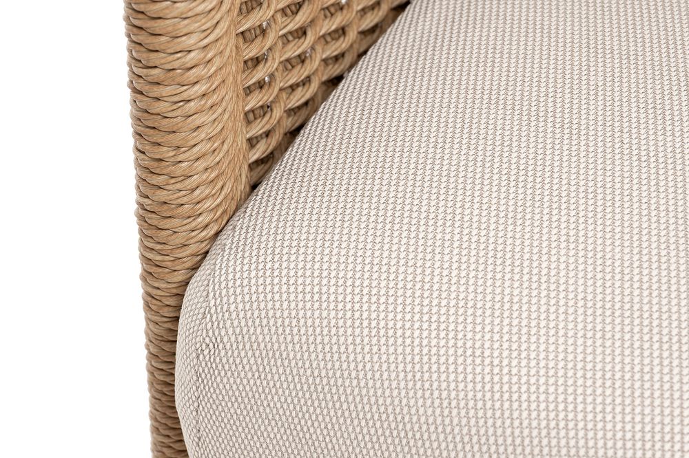 "Аликанте" лаунж-зона из искусственного ротанга, цвет соломенный