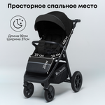 Коляска детская прогулочная BubaGo арт.BG 132-AL-4 MODEL BASS color/ цвет Black / Черный