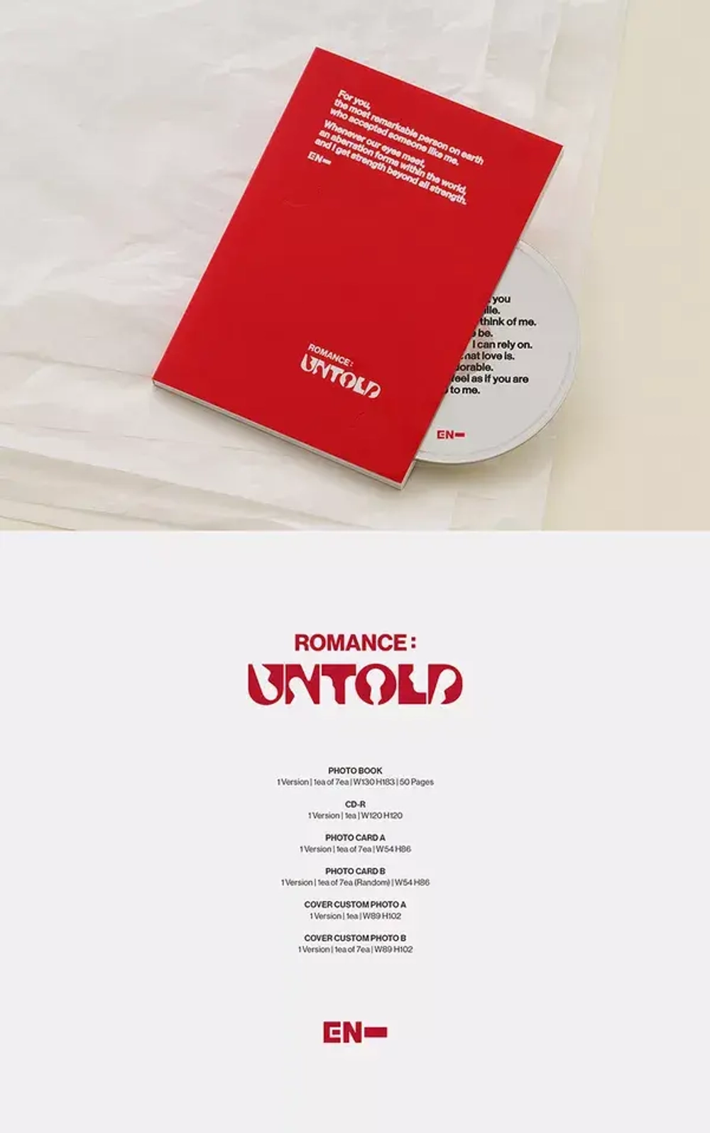 ENHYPEN - ROMANCE:UNTOLD [ENGENE ver.]