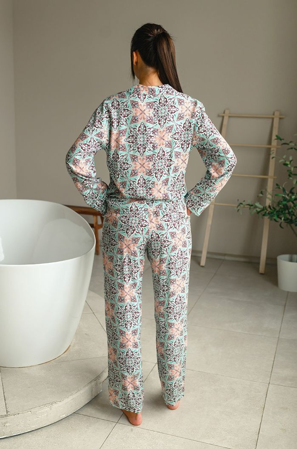 Пижамный комплект Simona (Размер: XL) (Цвет: разноцветный)