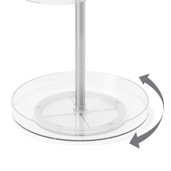 Органайзер для косметики pirouette, прозрачный