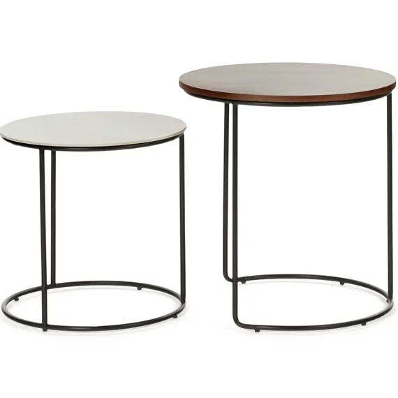 Набор кофейных столов Peyton диаметр 52/45