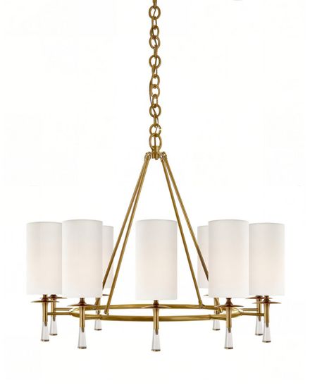 Золотая люстра “Валенте”