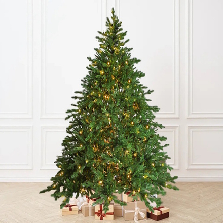 Елка с гирляндой встроенной «Вега» (Литая хвоя) 185 см / 1,85 м
