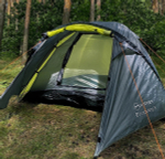 Палатка Virtey Discovery-3 (105+210)х210х130см 3чел 1200мм вес 3.5кг
