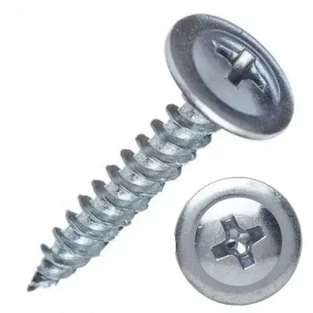 Саморезы с прессшайбой острые 4,2 х 19 мм 100 шт