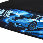 Накидка фартук с нарукавниками для труда BRAUBERG 3 кармана 46x54 см "Night race" (4 штуки в упаковке)