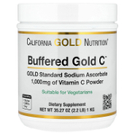California Gold Nutrition, Buffered Gold C™, некислый витамин C в порошке, аскорбат натрия, 1 кг (2,2 фунта)