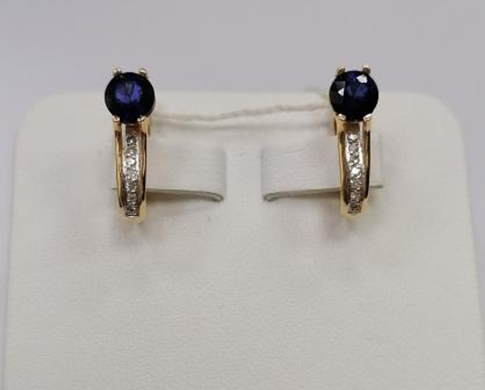 Серьги из золота с бриллиантами