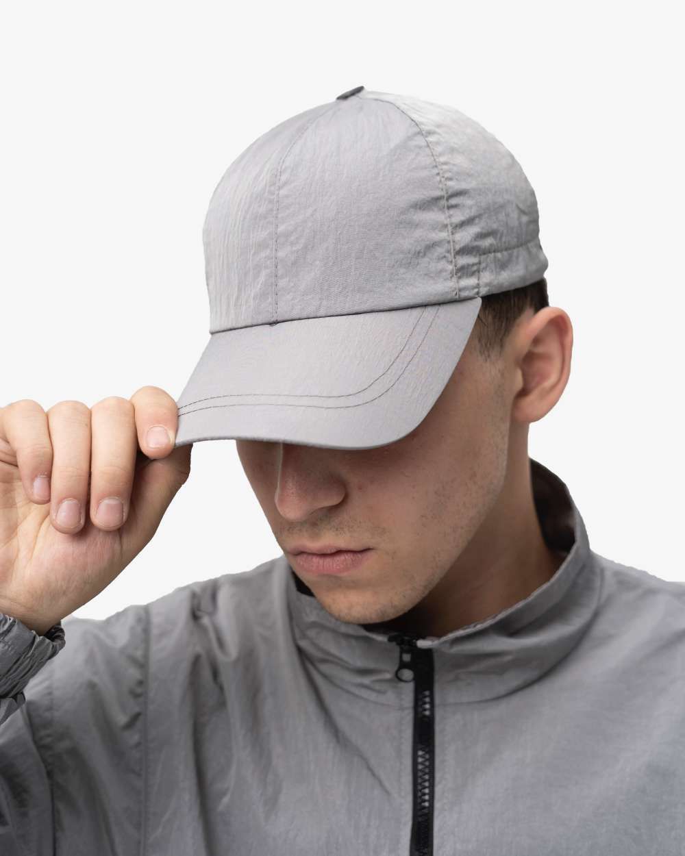 Кепка Молодость Nylon серая