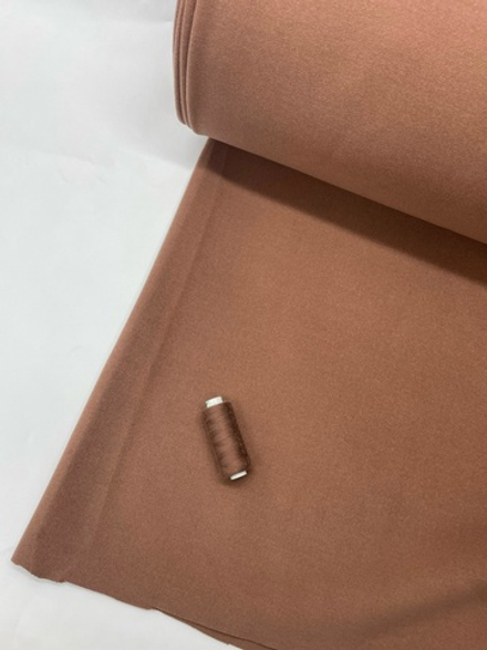 Пальтовая ткань корица