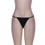 Кружевной пояс для чулок + стринги черные Sexy Lace (размер XS-S)