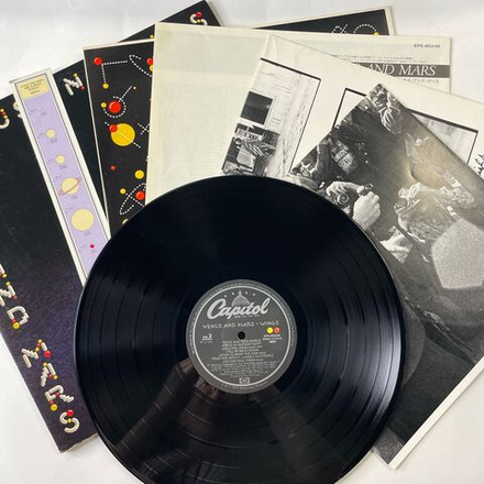 Винтажная виниловая пластинка LP Paul McCartney Wings Venus And Mars (Япония 1975) (Без Оби)