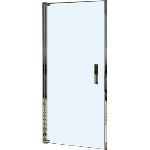 Душевая дверь в нишу WeltWasser WW600 K1 80 10000002731 профиль Хром стекло прозрачное