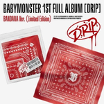 Альбом BABYMONSTER - DRIP 1st FULL Album LIMITED Edition BANDANA Version