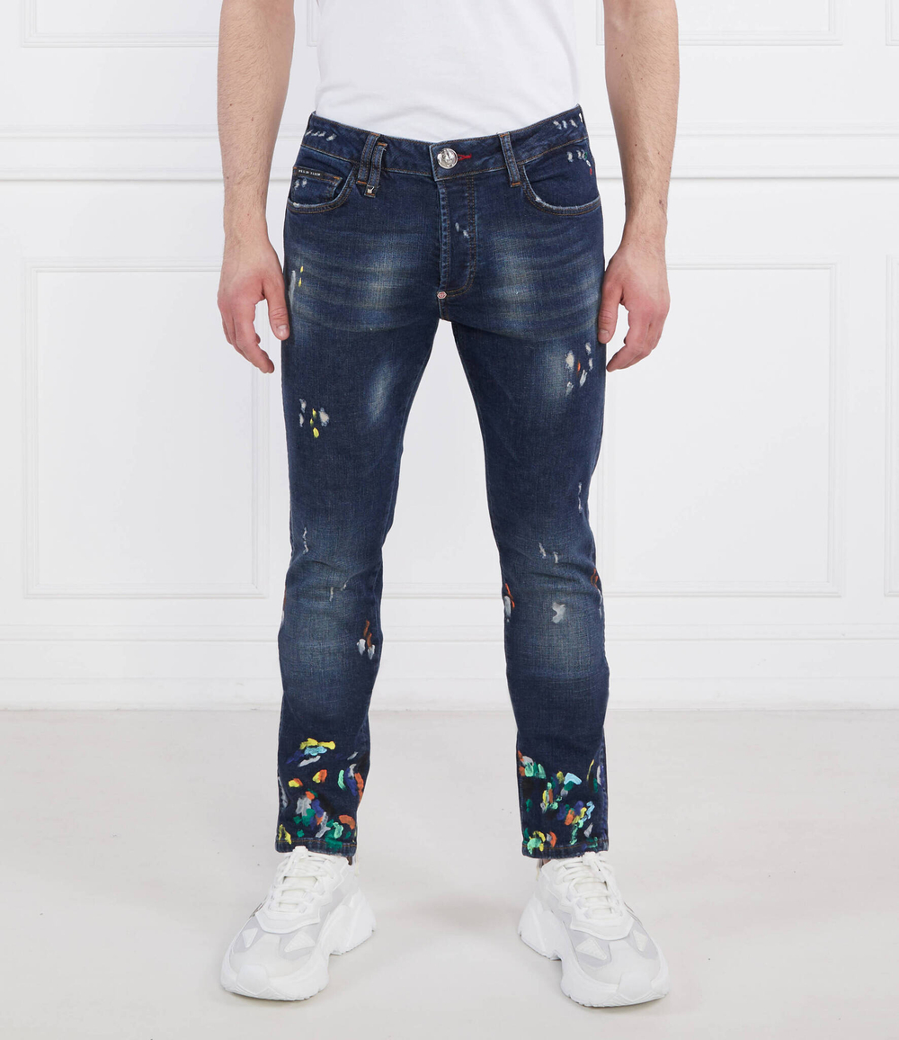 Джинсы Philipp Plein - темно-синий(MDT3429 PDE004N)