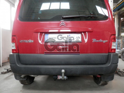 Фаркоп оцинкованный Galia C043A для Citroen Berlingo I 1996-2008, Berlingo First 2008-, Peugeot Partner I 1996-2008, Partner Origin 2008-(паспорт и сертификат в комплекте)(без электрики)