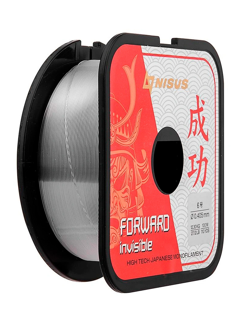 Леска для рыбалки Nisus FORWARD Invisible Nylon 0,496mm/100m (N-FI-0496-100)