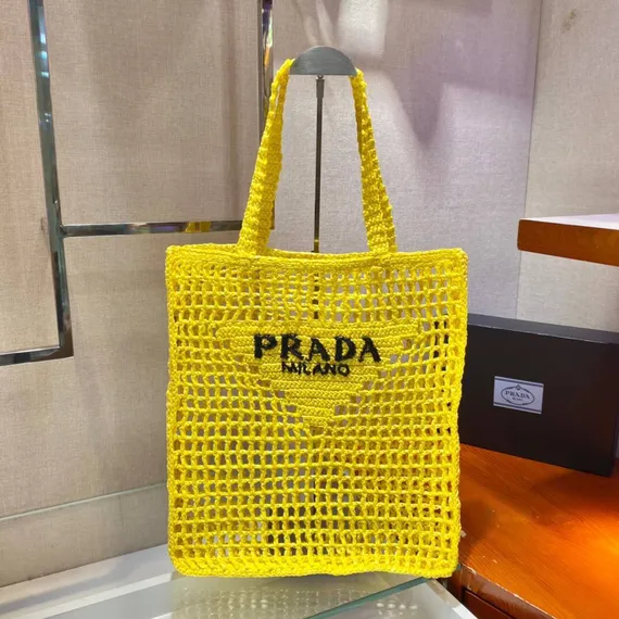 Женская сумка-тоут PRADA RAFFIA