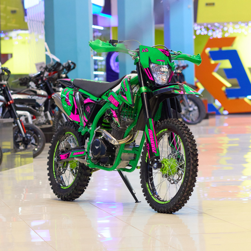Мотоцикл кроссовый Zuumav A5 250CC Green 19/16