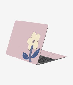 Виниловая наклейка DAISY (розовый) для MacBook