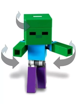 Конструктор Майнкрафт Свинья и Зомби 193 деталей 152-2