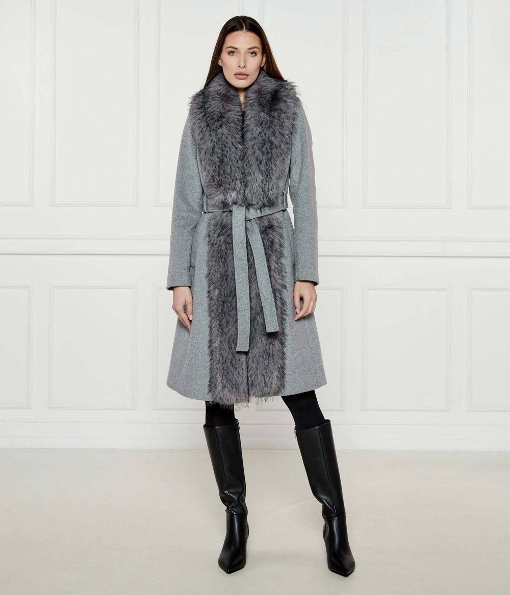 Пальто 2в1 VALERIE Marciano Guess - серый(4BGL09 9957Z)
