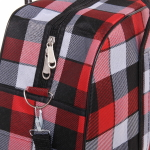 Сумка дорожная «Travel», на молнии, одно отделение, один боковой карман, красный принт, 48*29*18см