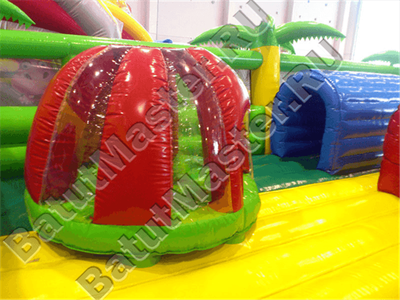 Надувной коммерческий батут "Джунгли"