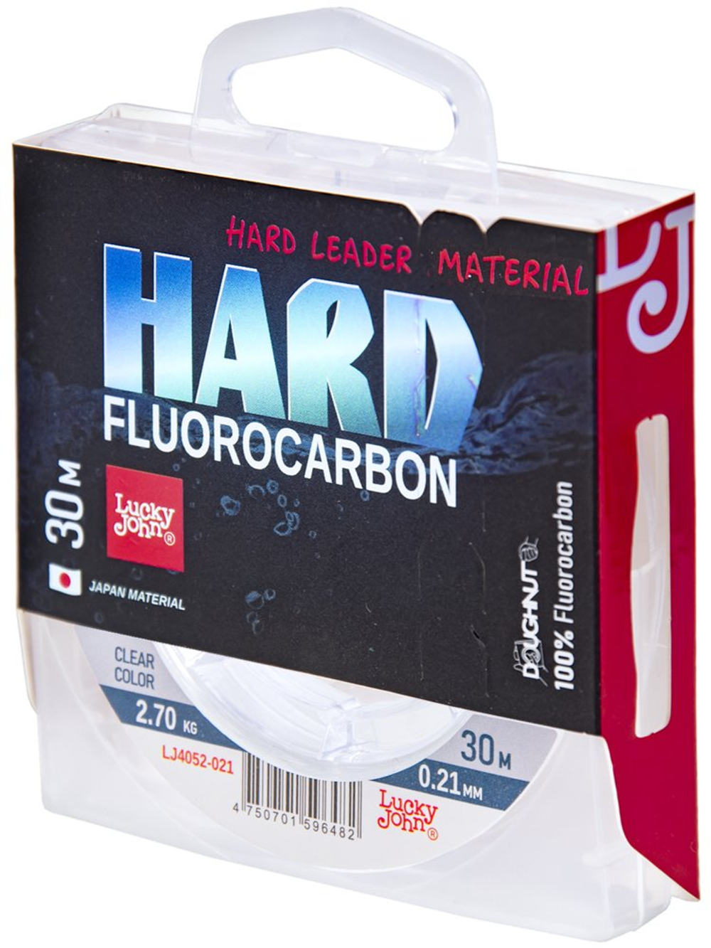 Леска LUCKY JOHN Fluorocarbon Hard 0.21 мм / 30 м