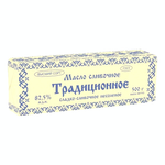 Масло сладко-сливочное 82% Традиционное 500 гр