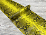 Neon Jaune (0,8-1,0 мм) цв. Желтый, натуральная кожа питона