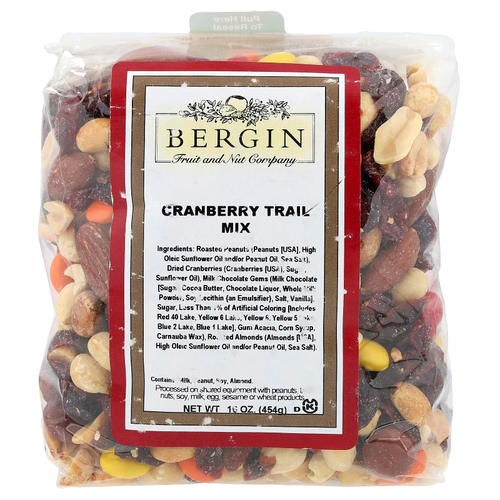 Bergin Fruit and Nut Company, Смесь клюквы, 454 г (16 унций)