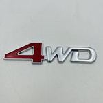Эмблема (шильдик) 4WD 125х27 мм металл 1 шт