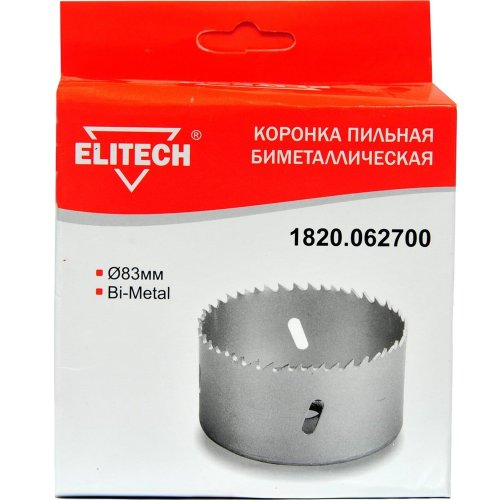 Цифенбор биметаллический ELITECH 83 мм   1820.062700