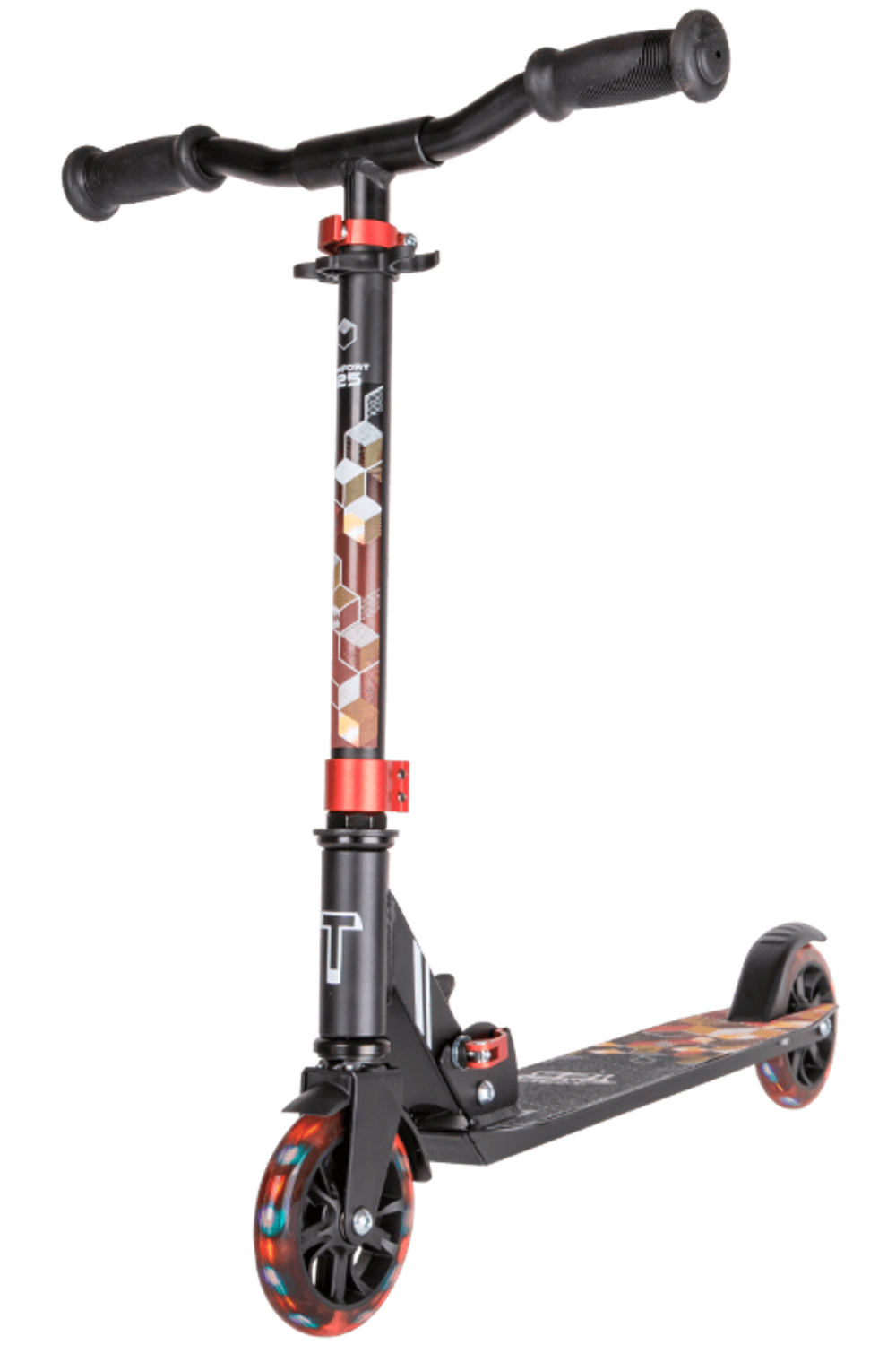 Самокат TECH TEAM COMFORT 125R black/red 2022