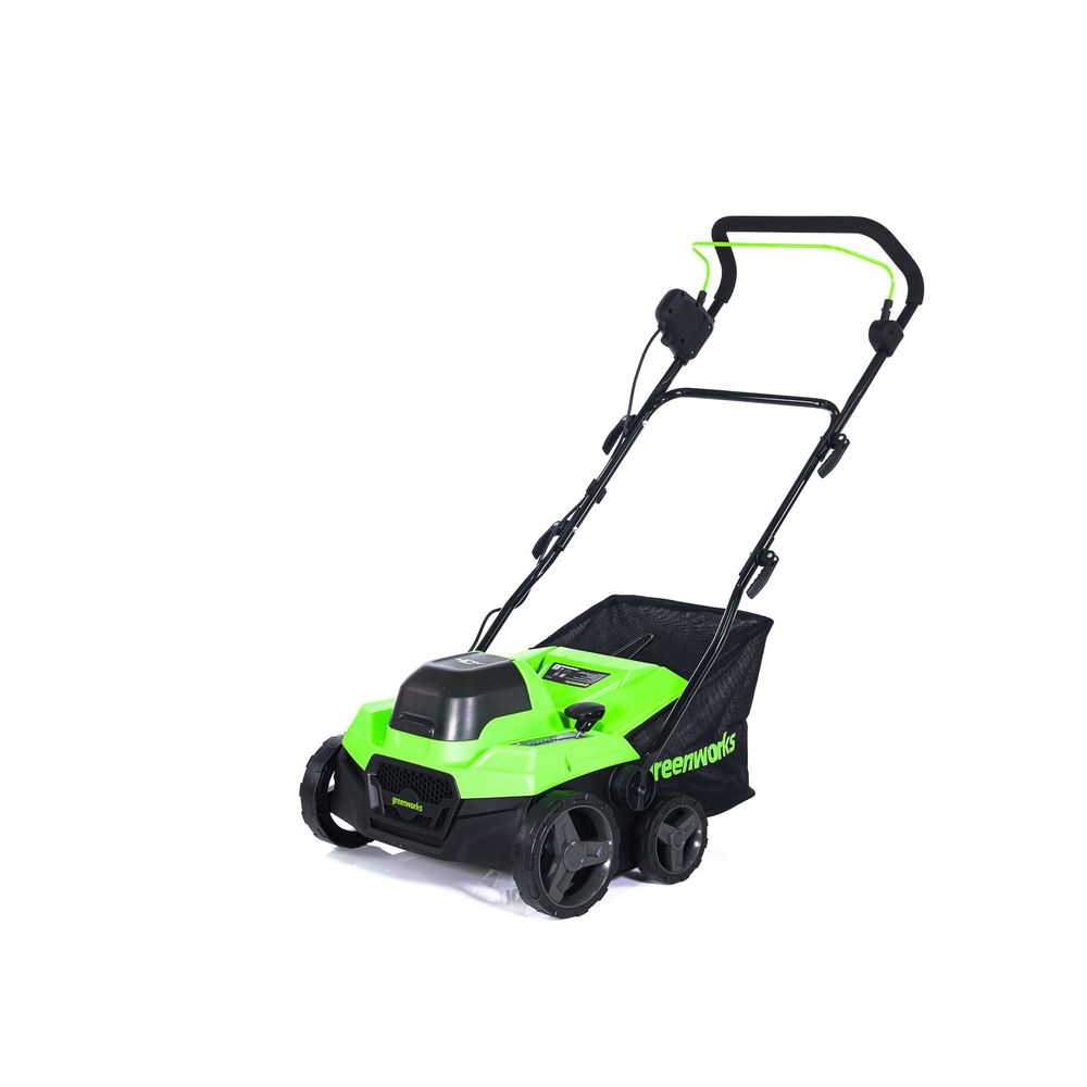 Аэратор-скарификатор аккумуляторный Greenworks GD40SC38IIK4 Арт. 2517607UB, 40V, 38 см,бесщеточный, c 1хАКБ 4Ач и ЗУ