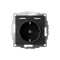 Розетка 1-м СП AtlasDesign 16А IP20 с 2-мя заряд. устройствами USB тип A+A 5В/2.4А 2х5В/1.2А механизм карбон SE ATN001030
