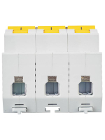 Выключатель автоматический модульный 3п D 125А 15кА ВА47-150 KARAT IEK MVA50-3-125-D