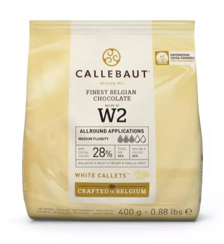 Шоколад Callebaut Белый 28% (Пакет 400гр)